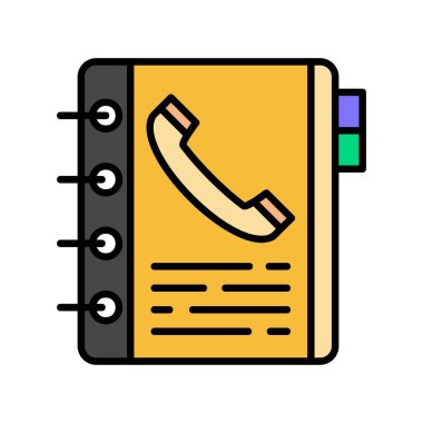 Phone Book Creative Icons Desig