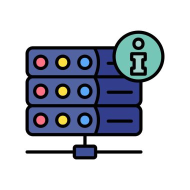 Server Creative Icons Desig