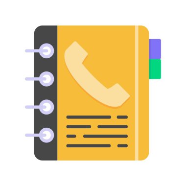 Phone Book Creative Icons Desig