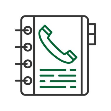 Phone Book Creative Icons Desig