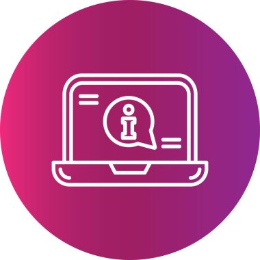 Laptop Yaratıcı Simgeler Tasarımı