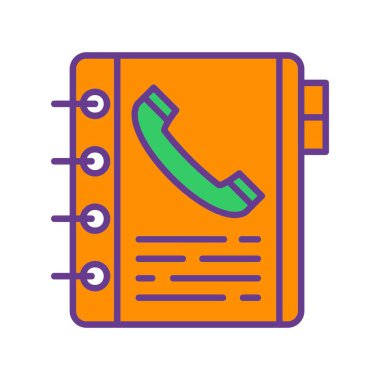 Phone Book Creative Icons Desig