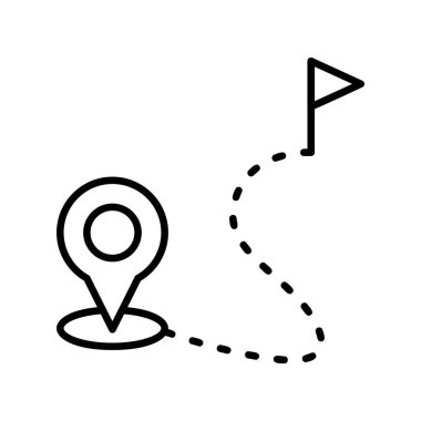 Route Creative Icons Desig