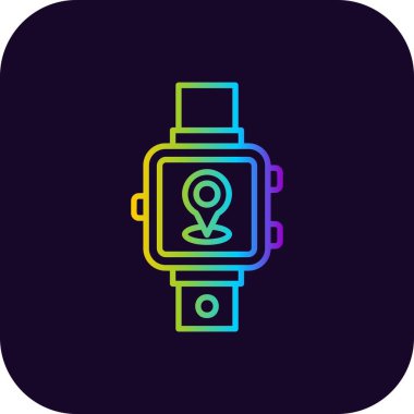 Smartwatch Yaratıcı Simgeler Tasarımı