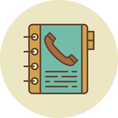 Phone Book Creative Icons Desig