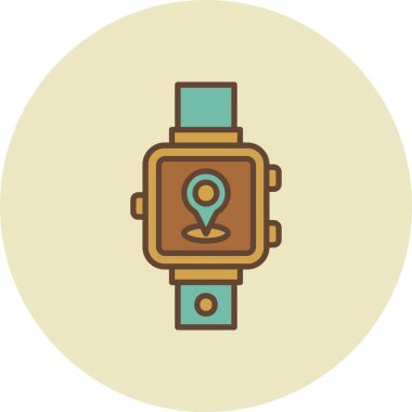 Smartwatch Yaratıcı Simgeler Tasarımı