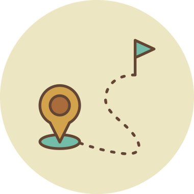 Route Creative Icons Desig