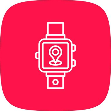 Smartwatch Yaratıcı Simgeler Tasarımı