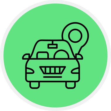 Car Location Creative Icons Desig