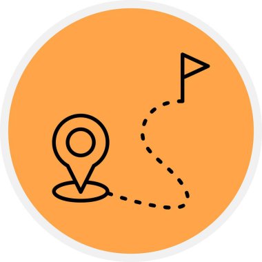 Route Creative Icons Desig