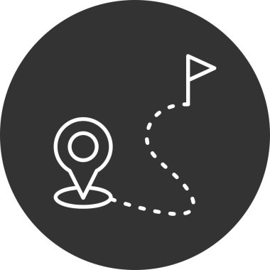 Route Creative Icons Desig