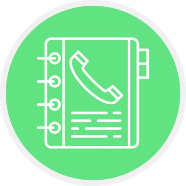 Phone Book Creative Icons Desig