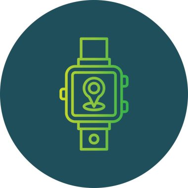 Smartwatch Yaratıcı Simgeler Tasarımı