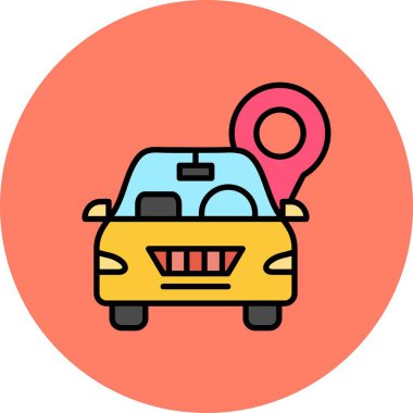 Car Location Creative Icons Desig