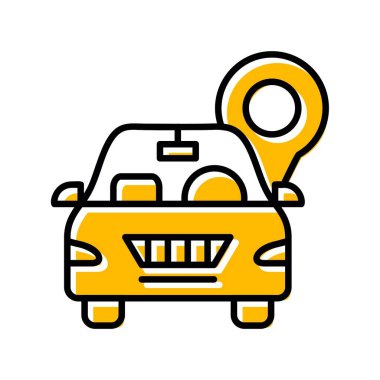 Car Location Creative Icons Desig