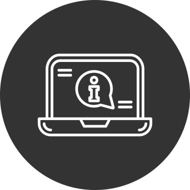 Laptop Yaratıcı Simgeler Tasarımı