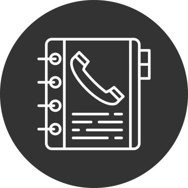 Phone Book Creative Icons Desig