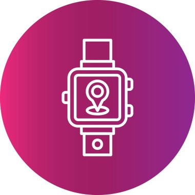 Smartwatch Yaratıcı Simgeler Tasarımı