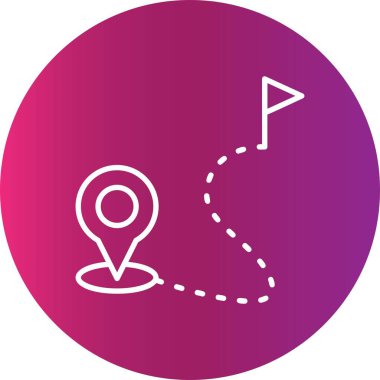 Route Creative Icons Desig