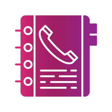 Phone Book Creative Icons Desig