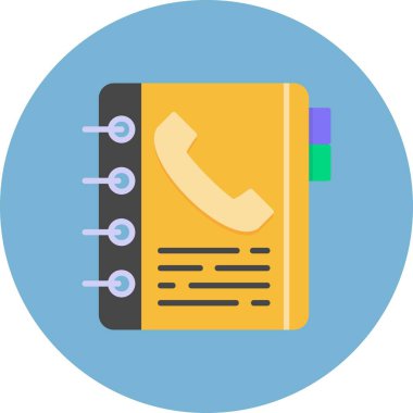 Phone Book Creative Icons Desig