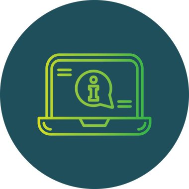 Laptop Yaratıcı Simgeler Tasarımı