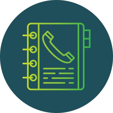 Phone Book Creative Icons Desig