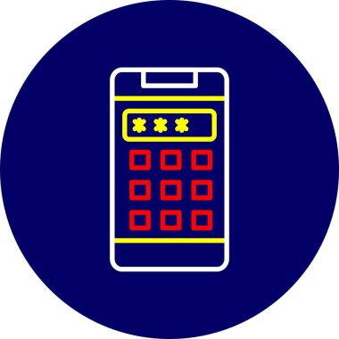 Pin Code Creative Icons Desig