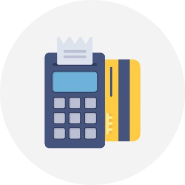 Pos Terminal Creative Icons Desig