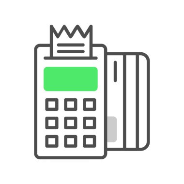 Pos Terminal Creative Icons Desig