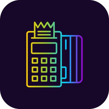 Pos Terminal Creative Icons Desig