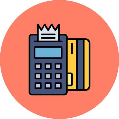 Pos Terminal Creative Icons Desig