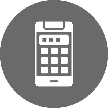 Pin Code Creative Icons Desig