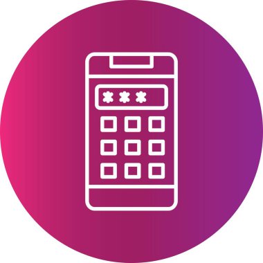 Pin Code Creative Icons Desig