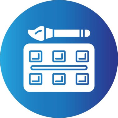 Watercolor Creative Icons Desig