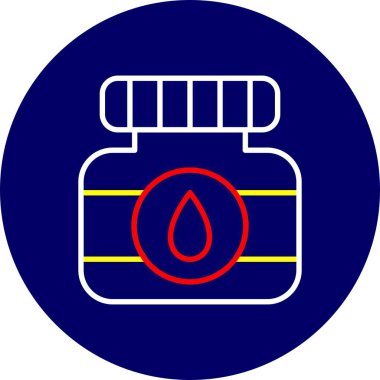 Ink Bottle Creative Icons Desig