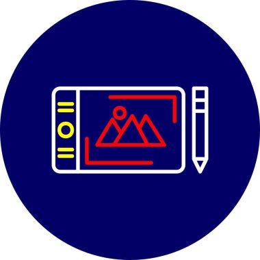 Graphic Tablet Creative Icons Desig