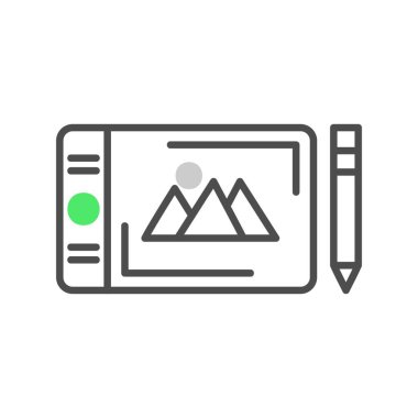 Graphic Tablet Creative Icons Desig