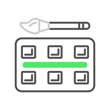 Watercolor Creative Icons Desig