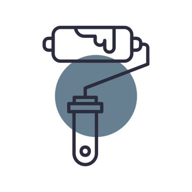 Paint Roller Creative Icons Desig
