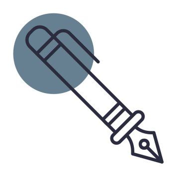 Fountain Pen Creative Icons Desig