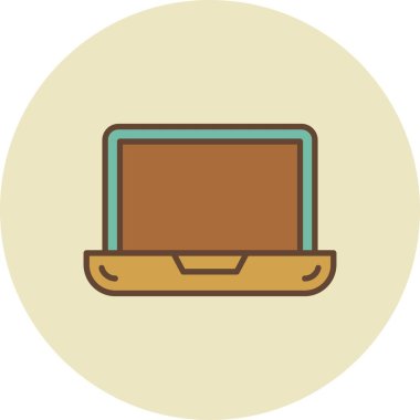 Laptop Yaratıcı Simgeler Tasarımı