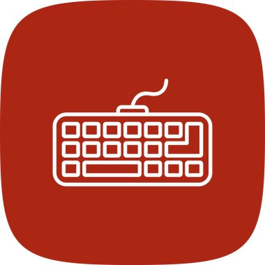 Klavye Yaratıcı Simgeler Tasarımı