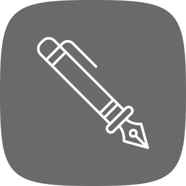 Fountain Pen Creative Icons Desig