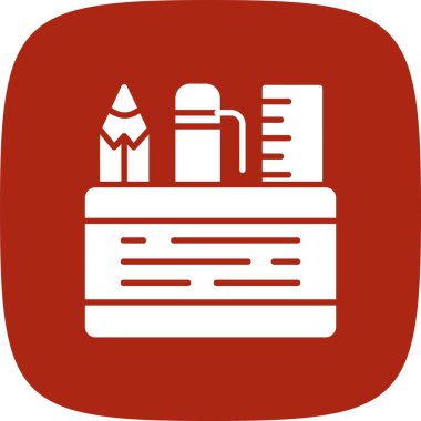 Pencil Case Creative Icons Desig