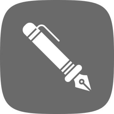 Fountain Pen Creative Icons Desig