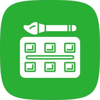 Watercolor Creative Icons Desig