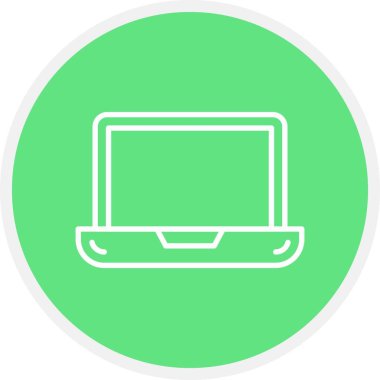 Laptop Yaratıcı Simgeler Tasarımı