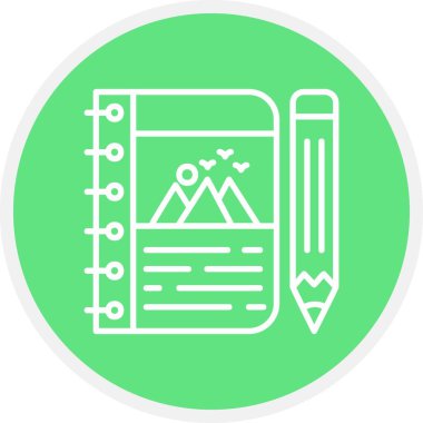 Sketchbook Creative Icons Desig