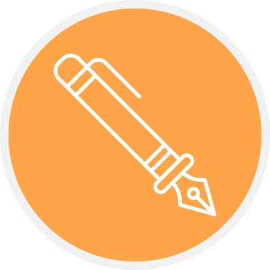 Fountain Pen Creative Icons Desig